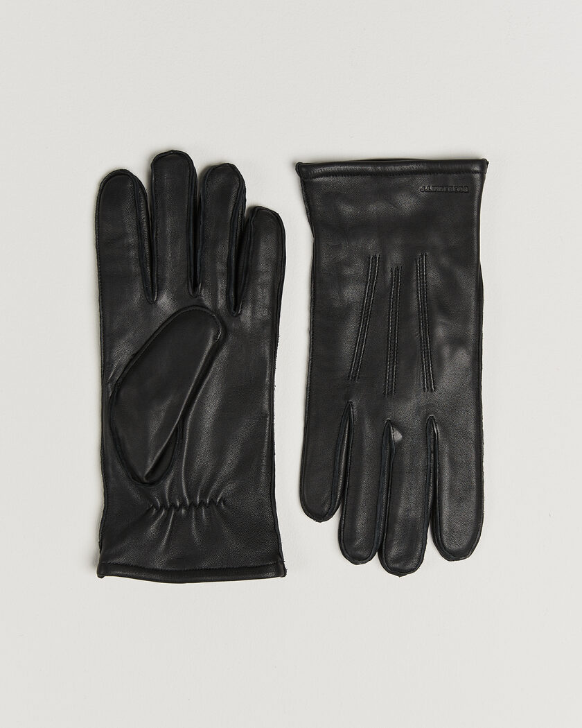 J.Lindeberg Milo Leather Glove Black – Noir