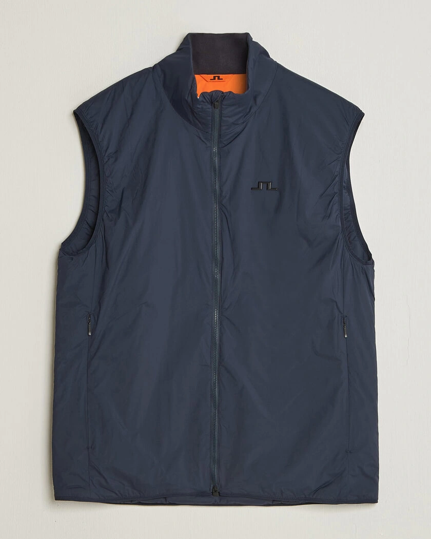 J.Lindeberg Clinton Padded Vest JL Navy – Bleu