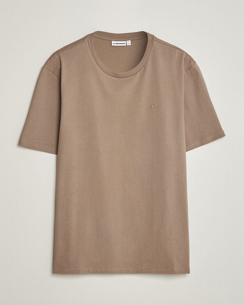 J.Lindeberg Alpha Crew Neck T-Shirt Brindle – Vert