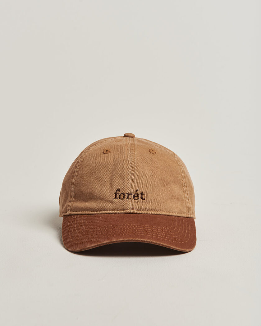 Forét Hawk Washed 2-Tone Cap Khaki/Brown – Marron
