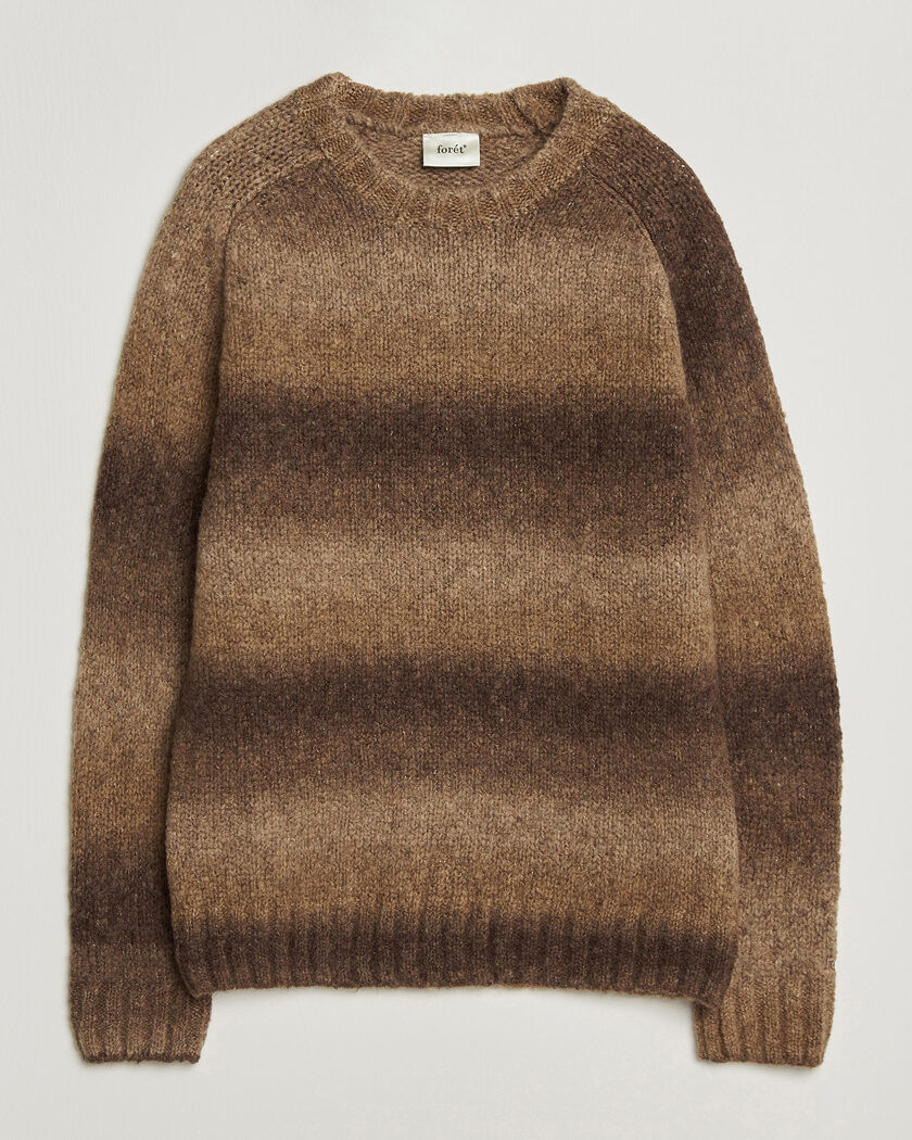 Forét Space Yarn Crew Neck Brown – Marron