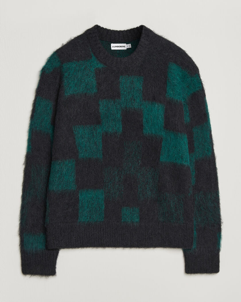 J.Lindeberg Hank Graphic Knitted Sweater Forest Biome – Multicolore