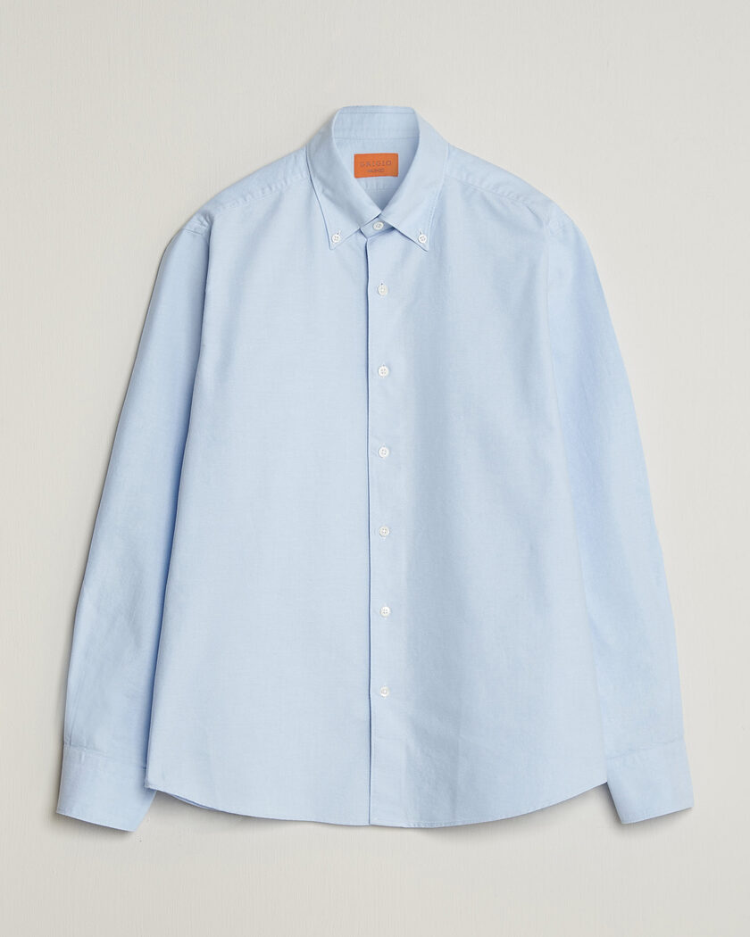 Grigio Oxford Button Down Shirt Light Blue – Bleu