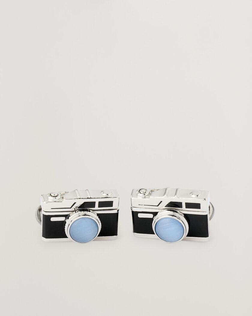 Paul Smith Camera Cufflink Silver – Argent