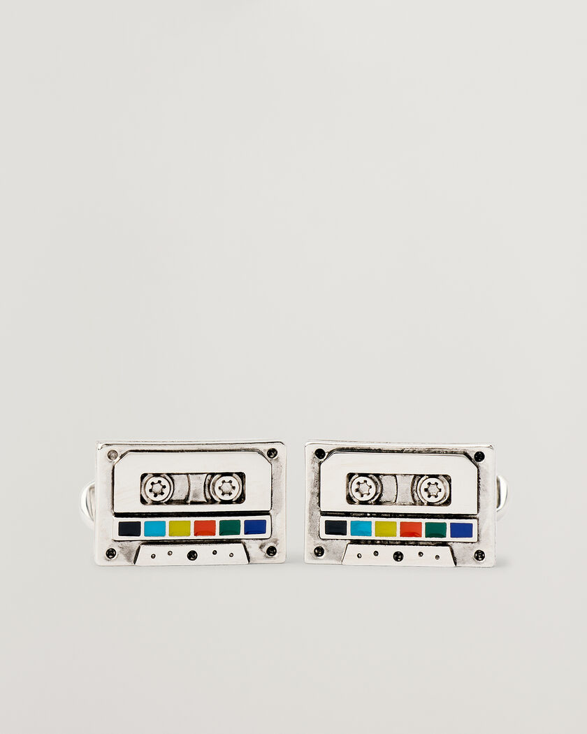 Paul Smith Tape Cufflink Silver – Argent