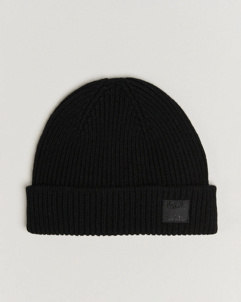 Paul Smith Cashmere Beanie Black – Noir