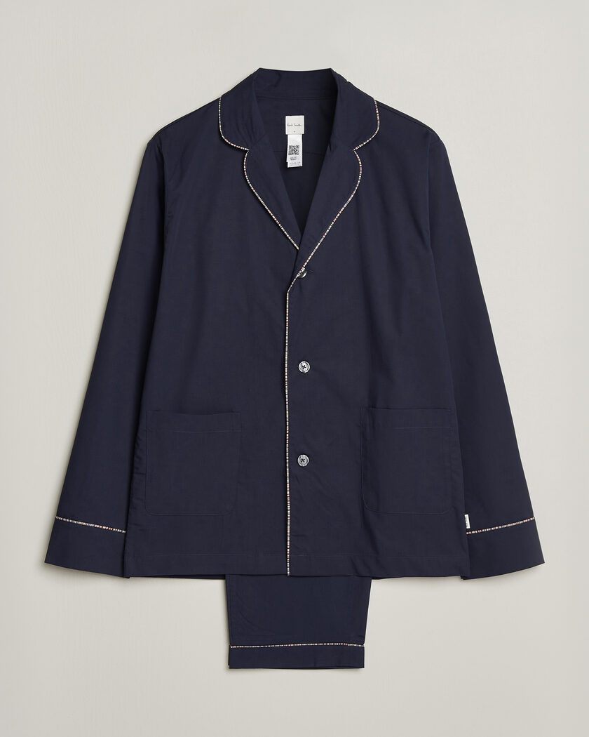 Paul Smith Signature Piped Pyjama Set Navy – Bleu