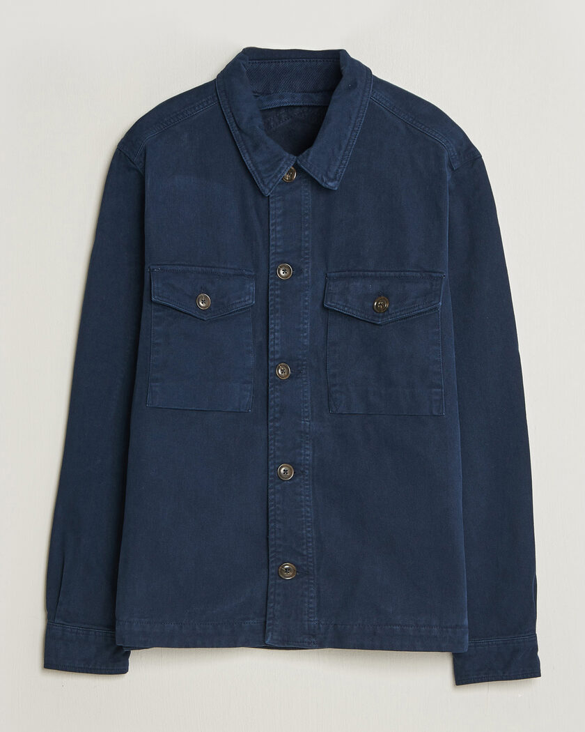 PS Paul Smith Pocket Overshirt Navy – Bleu
