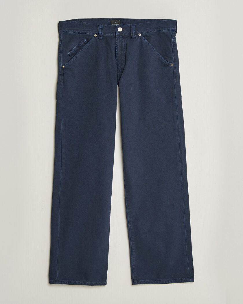 PS Paul Smith Relaxed Fit 5-Pocket Pants Navy – Bleu