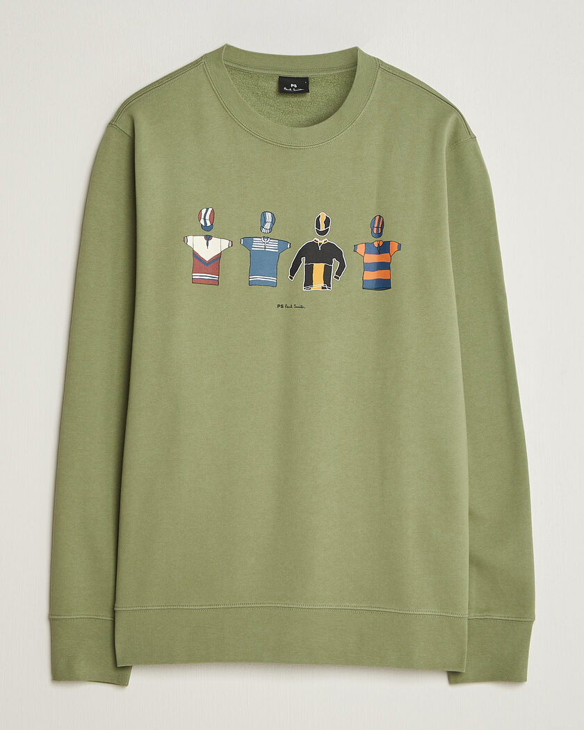 PS Paul Smith Cycle Jersey's Crew Sweatshirt Green – Vert