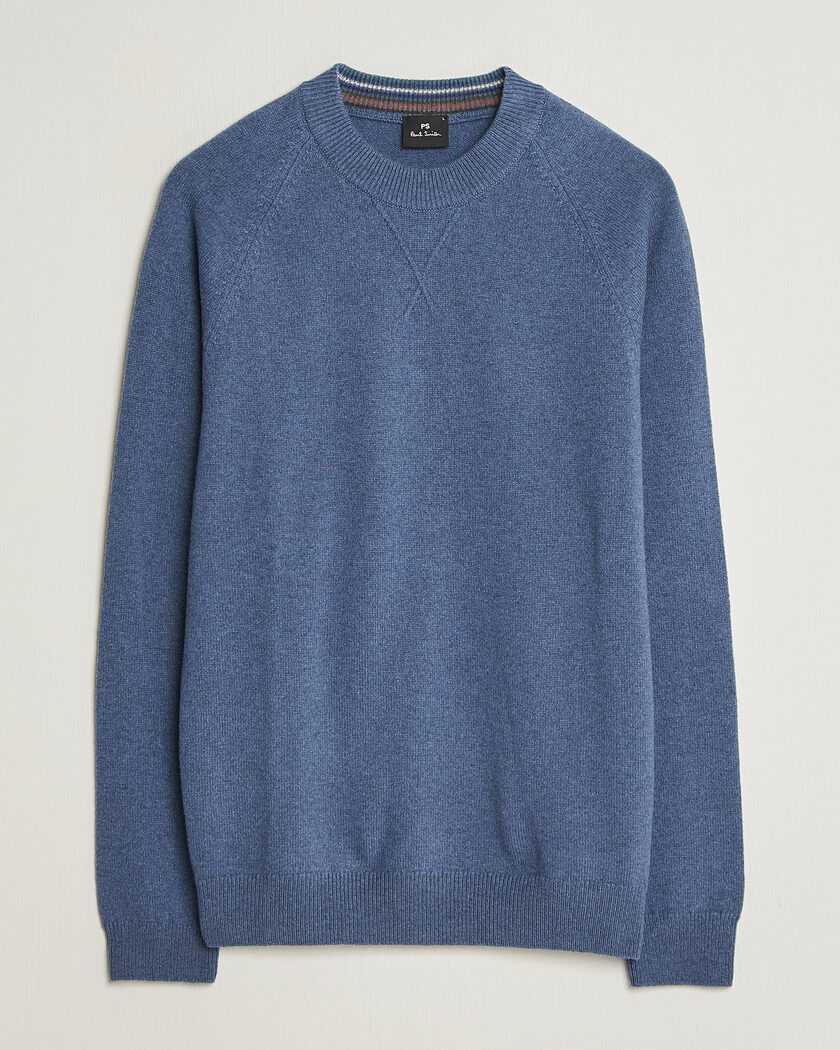 PS Paul Smith Wool Knitted Sweater Blue – Bleu