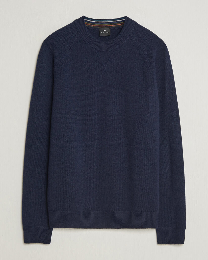 PS Paul Smith Wool Knitted Sweater Navy – Bleu