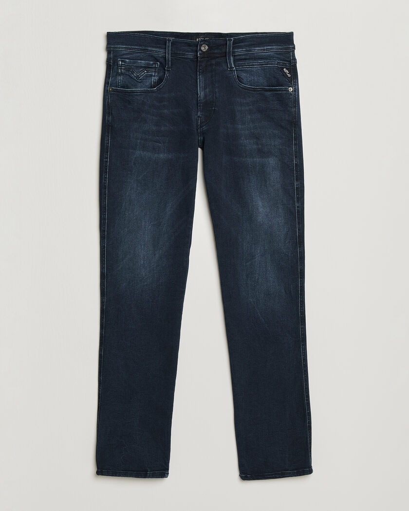 Replay Anbass Hyperflex Jeans Dark Blue – Bleu