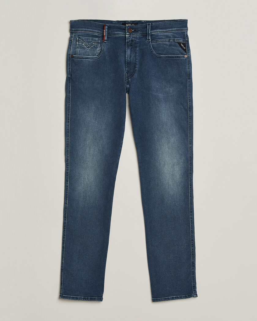 Replay Anbass Hyperflex Jeans Dark Blue – Bleu