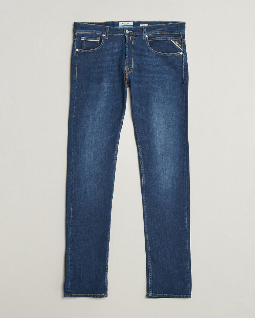 Replay Grover Super Stretch DNA Jeans Dark Blue – Bleu