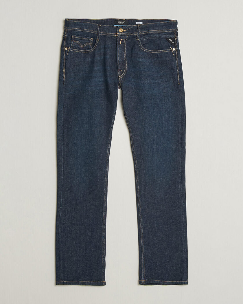 Replay Rocco Comfort Fit Super Stretch DNA Jeans Dark Blue – Bleu