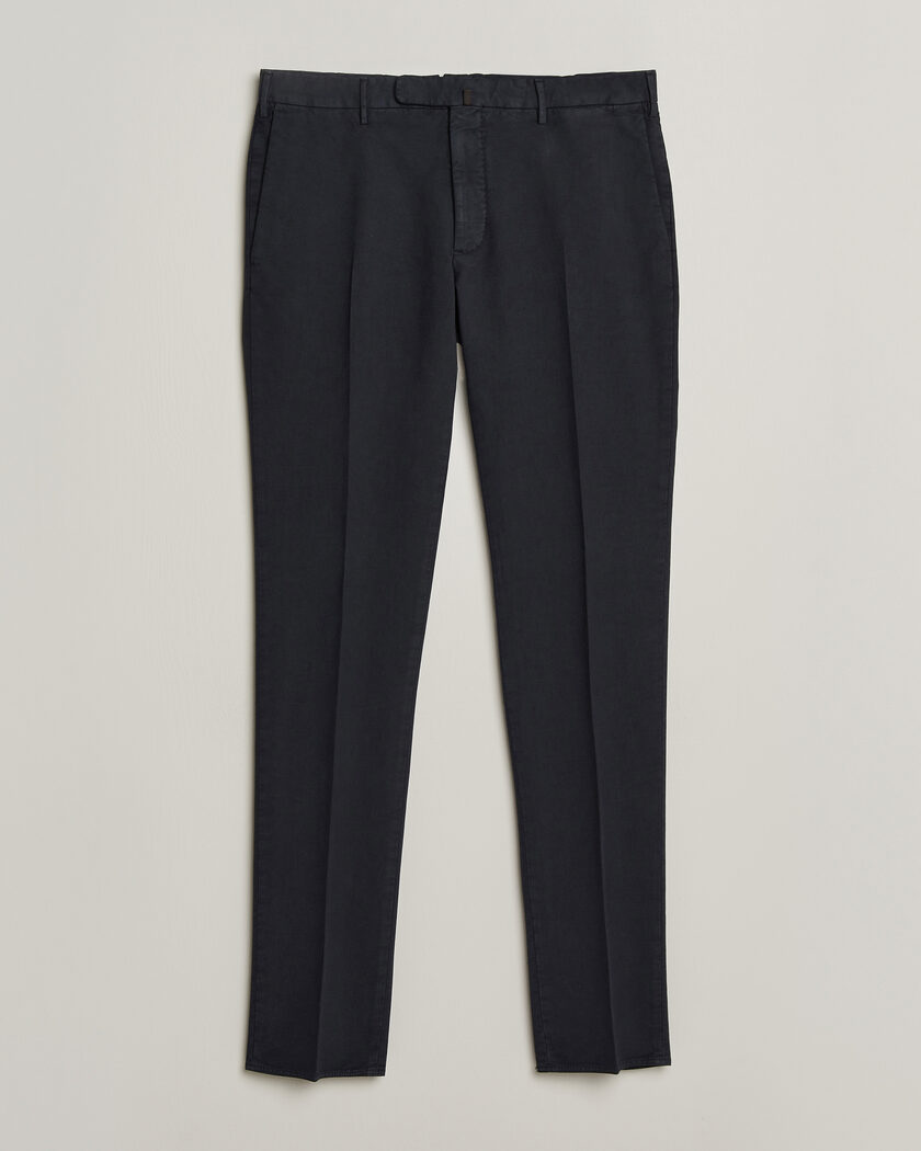 Incotex Slim Fit Soft Cotton Stretch Chinos Navy – Bleu