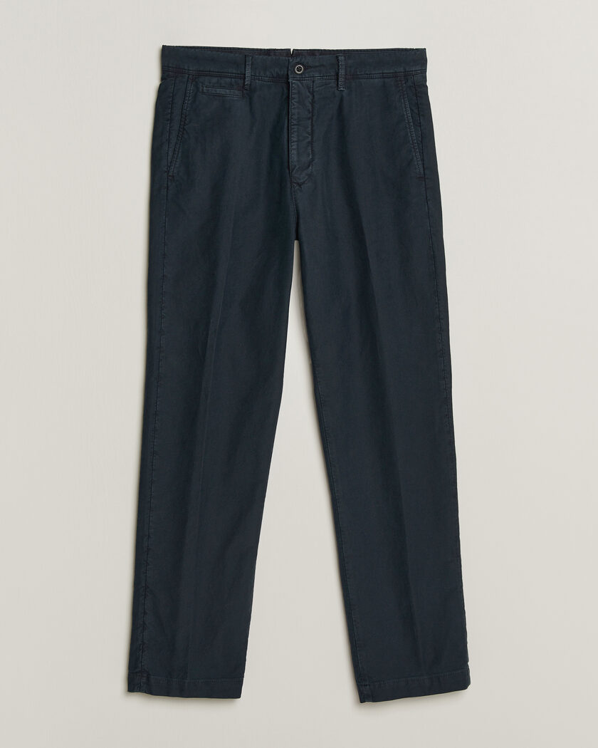 Incotex Regular Fit Garment Dyed Slacks Navy – Bleu