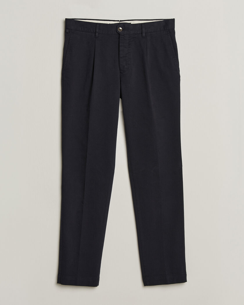 Incotex Regular Fit Cover Chinos Navy – Bleu