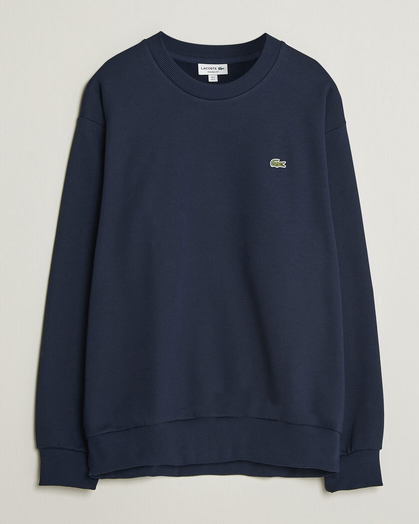 Lacoste Crew Neck Sweatshirt Navy Blue – Bleu