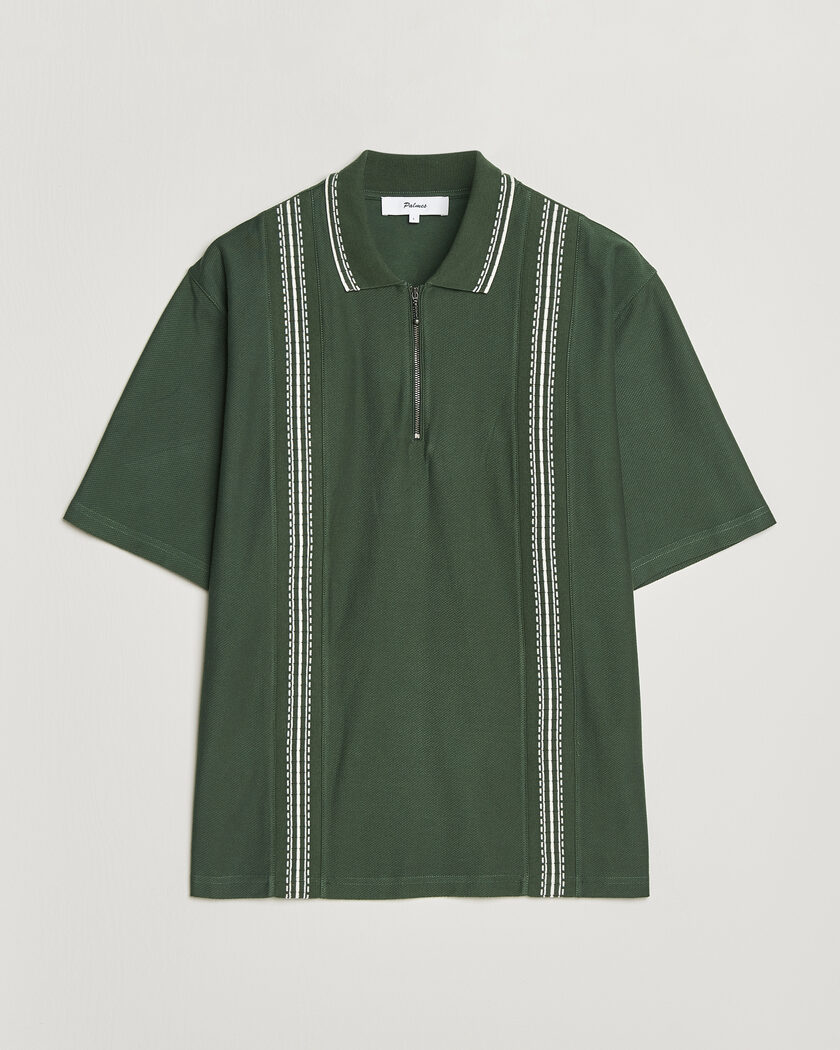 Palmes Panel Zip Polo Green – Vert