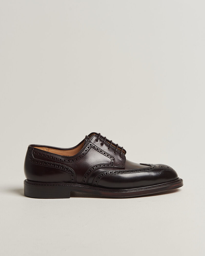 Crockett & Jones Pembroke Burgundy Shell Cordovan – Marron