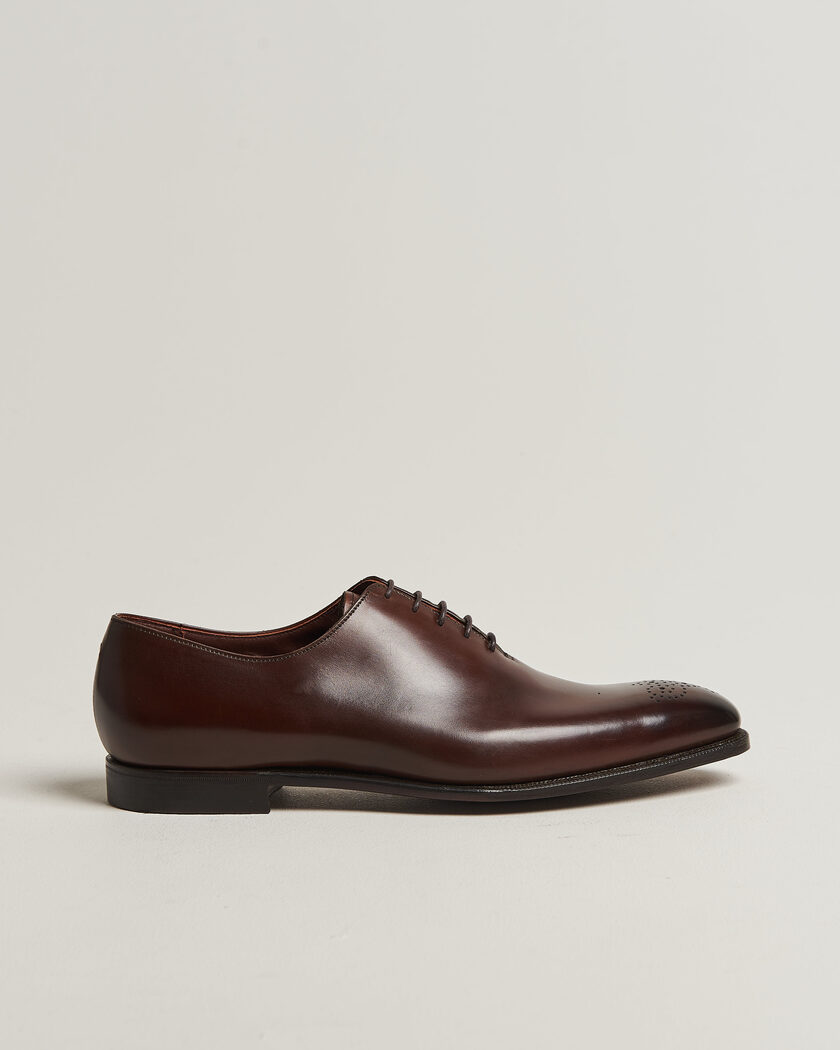Crockett & Jones Weymouth 2 Handgrade Wholecut Dk Brown Antique Calf – Marron
