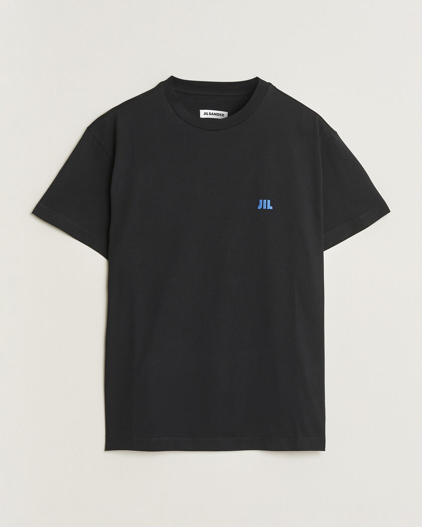 Jil Sander Short Sleeve Jil Logo T-Shirt Black – Noir