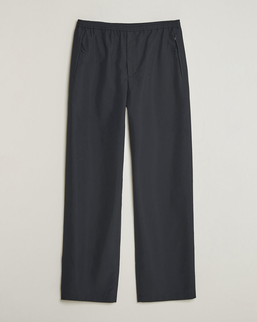 Jil Sander Drawstring Trousers Black – Noir
