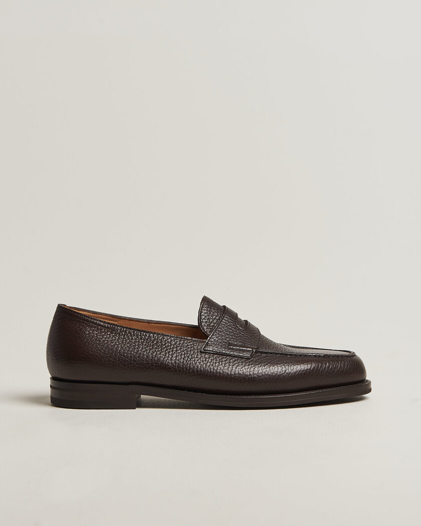 John Lobb Lopez Loafer Brown Grain – Marron