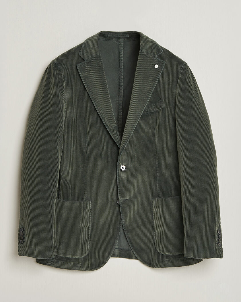 L.B.M. 1911 Jack Corduroy Blazer Soft Green – Vert