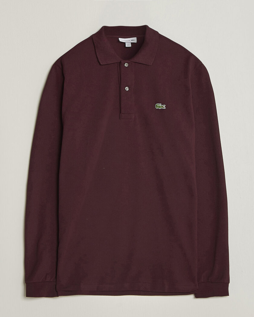 Lacoste Original Long Sleeve Polo Piké Oxalis – Marron