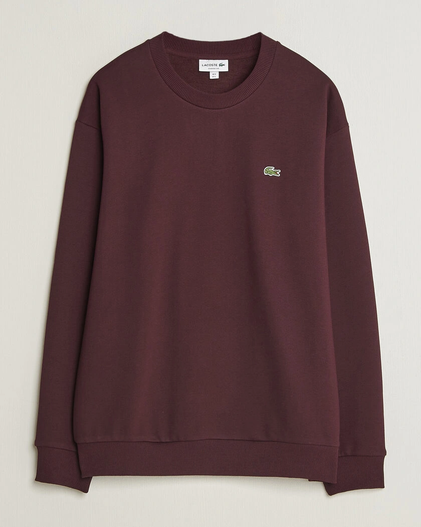 Lacoste Crew Neck Sweatshirt Oxalis – Marron