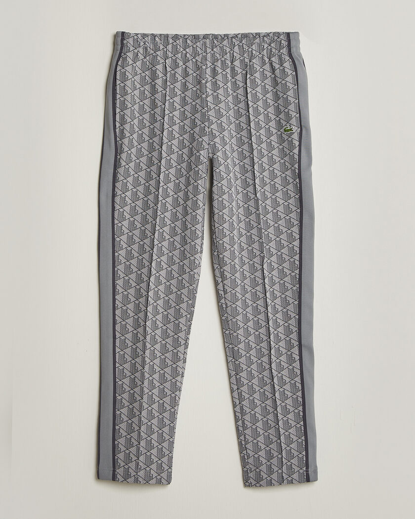 Lacoste Monogram Track Pants Calluna/Graphite – Gris