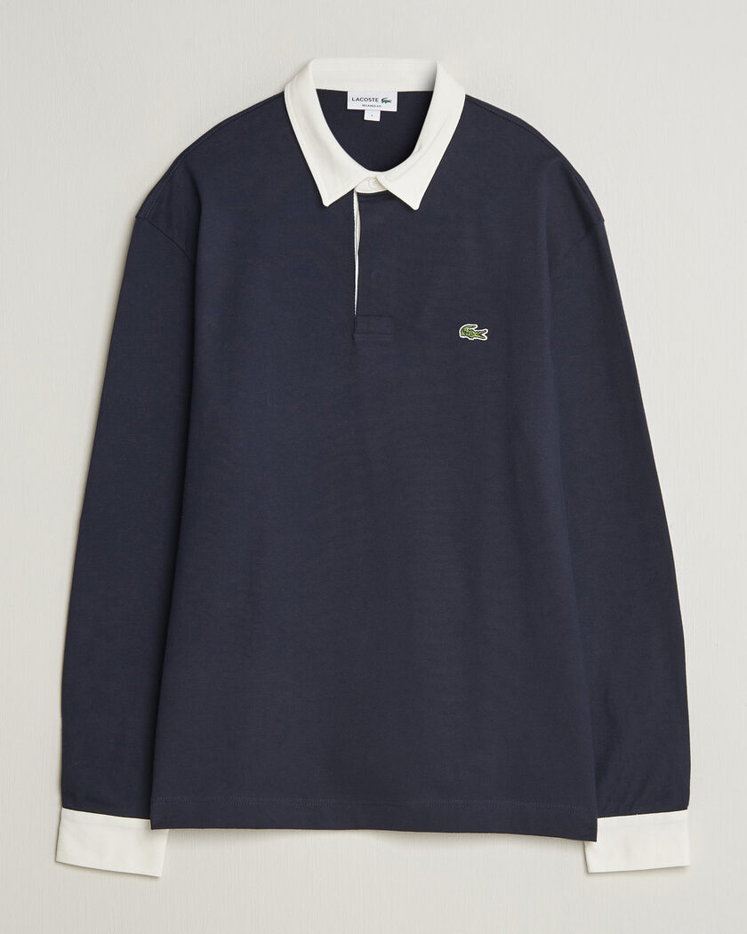 Lacoste Heavy Cotton Rugger Dark Navy – Bleu