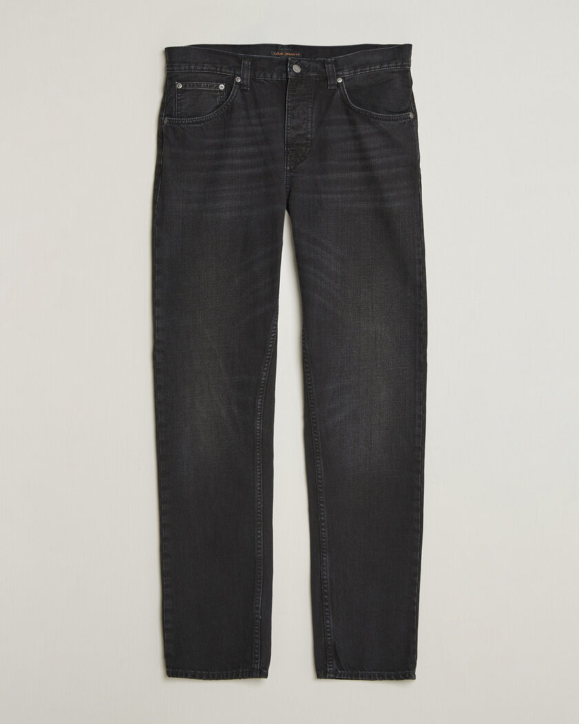 Nudie Jeans Steady Eddie II Jeans Black Fog – Noir
