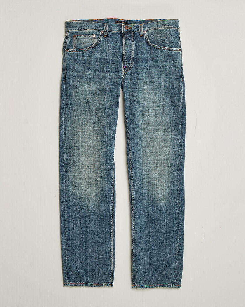 Nudie Jeans Rad Rufus Jeans Echoed Gold – Bleu