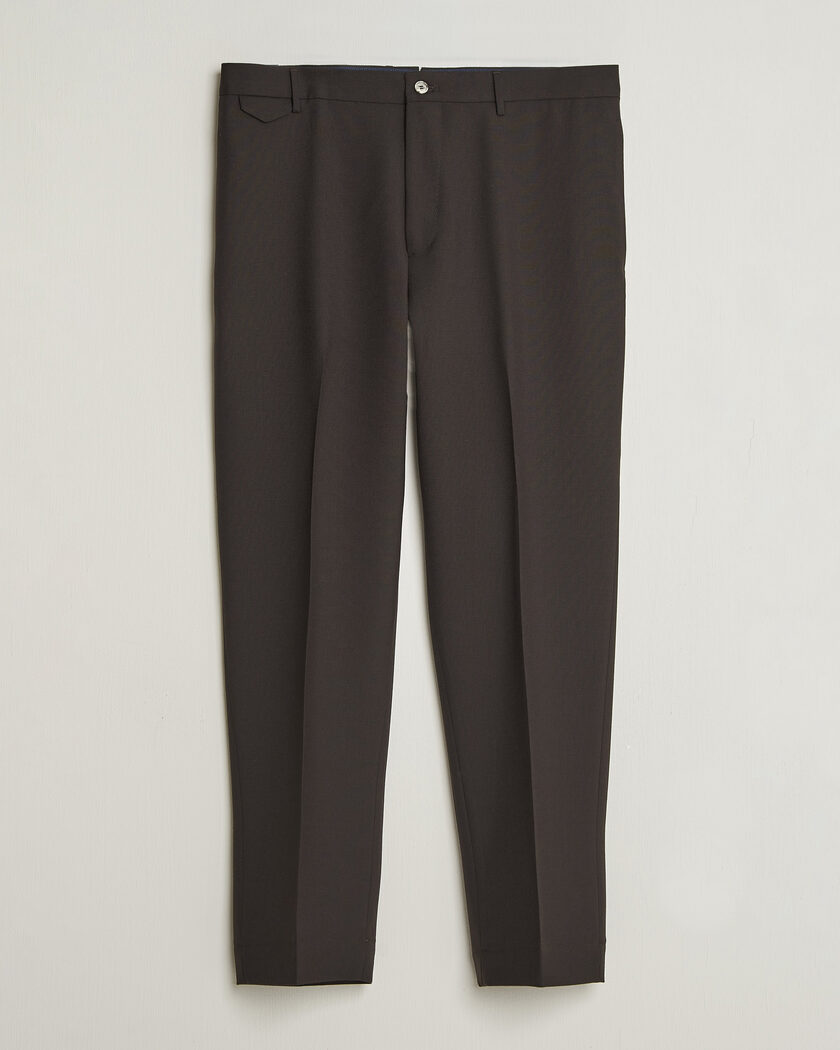 Santaniello Wool Trousers Brown – Marron