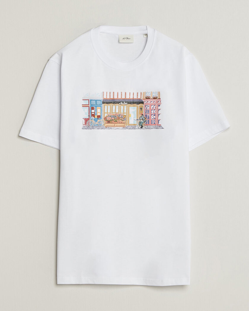 LES DEUX Market T-Shirt White – Blanc
