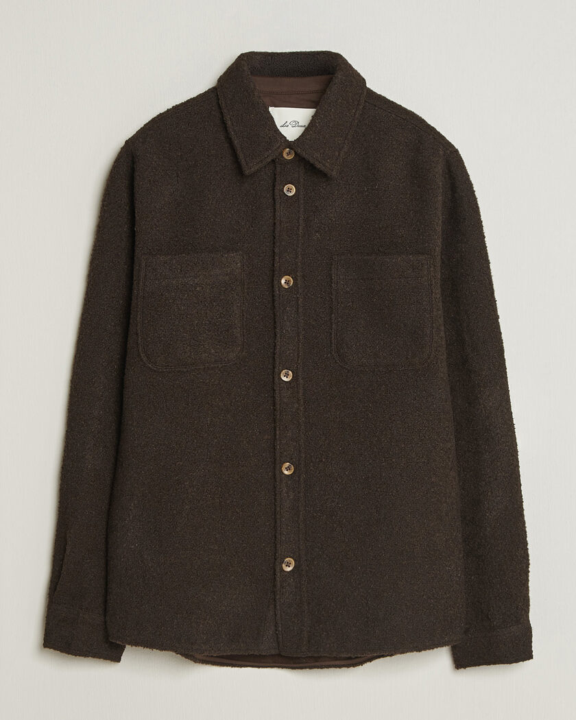 LES DEUX Boucle Overshirt Delicioso – Marron