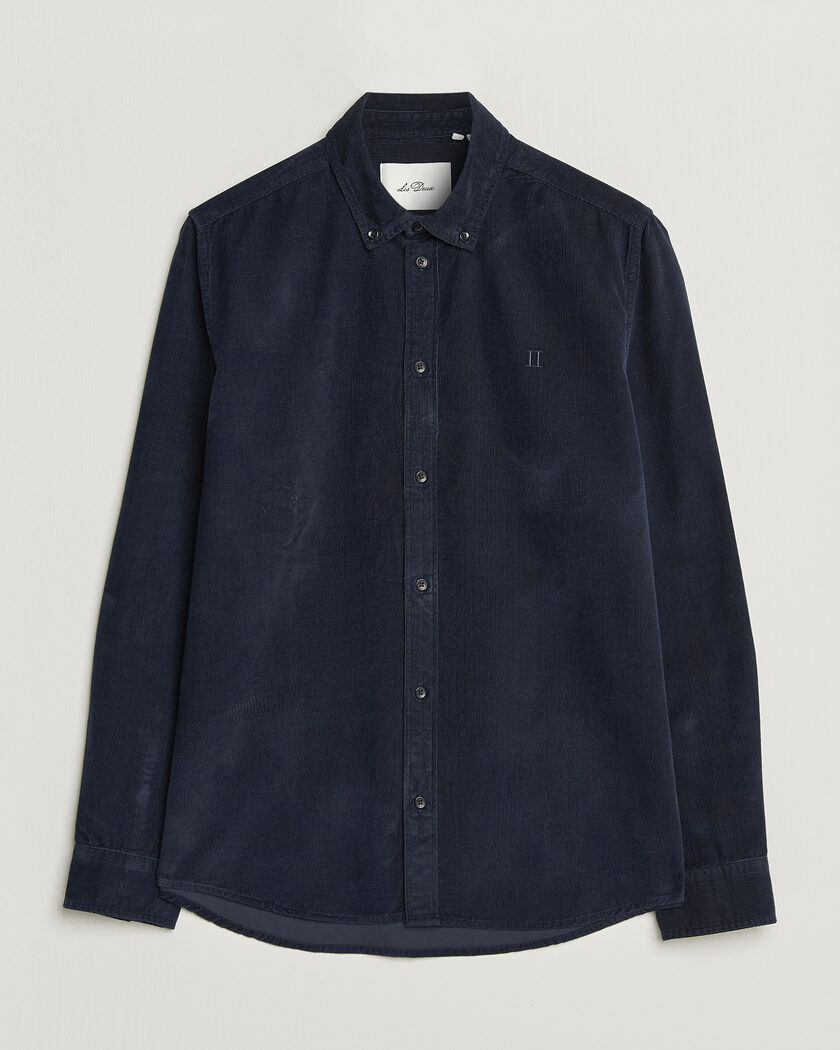 LES DEUX Pinwale Corduroy Shirt Dark Navy – Bleu