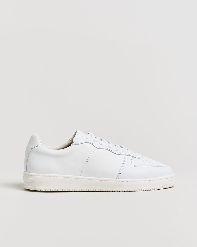 LES DEUX Sporty Leather Sneaker White – Blanc