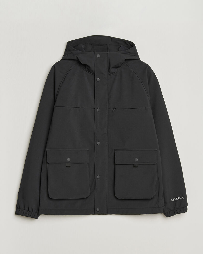 LES DEUX Shell Jacket Black – Noir