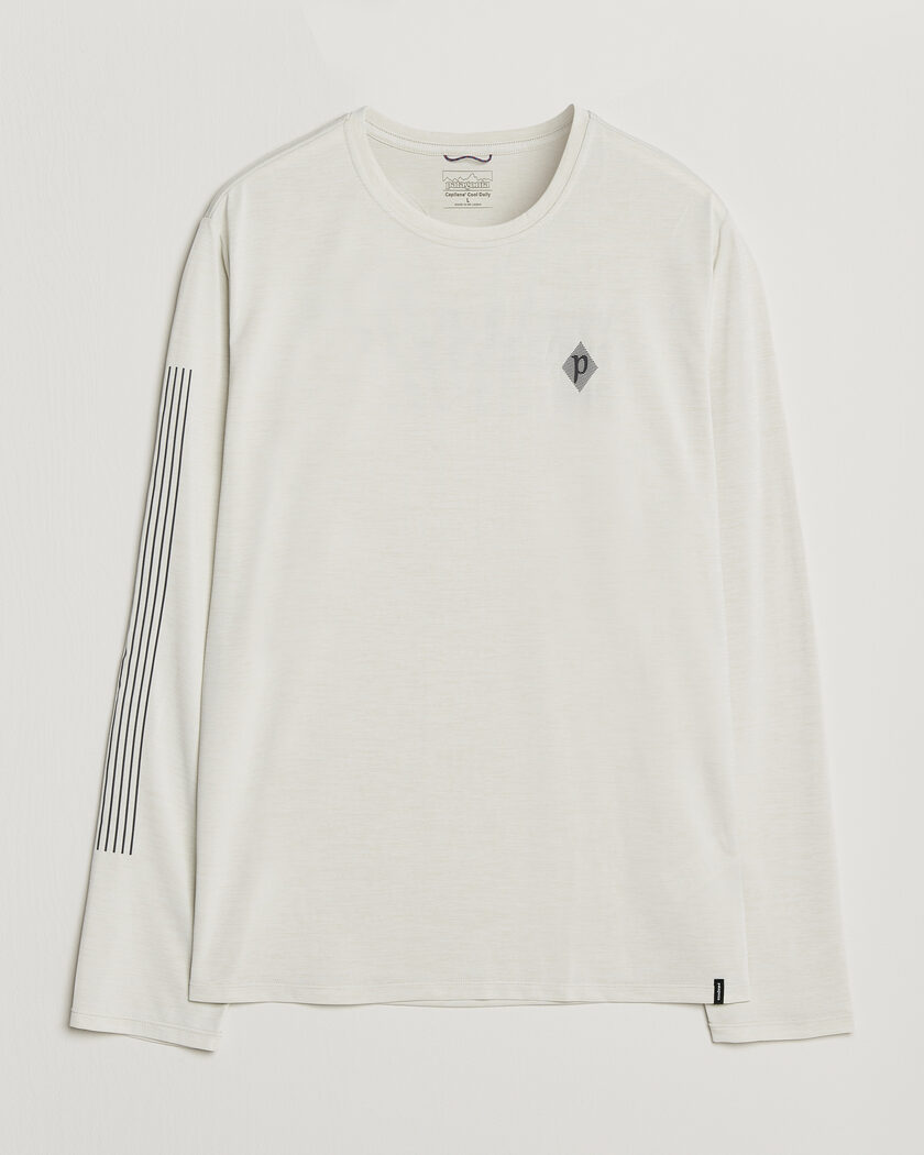 Patagonia Long Sleeve Cap Cool Shirt Dyno White – Blanc