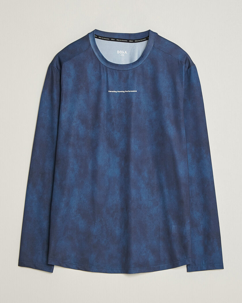 DOXA Rerun Long Sleeve T-Shirt Indigo – Gris