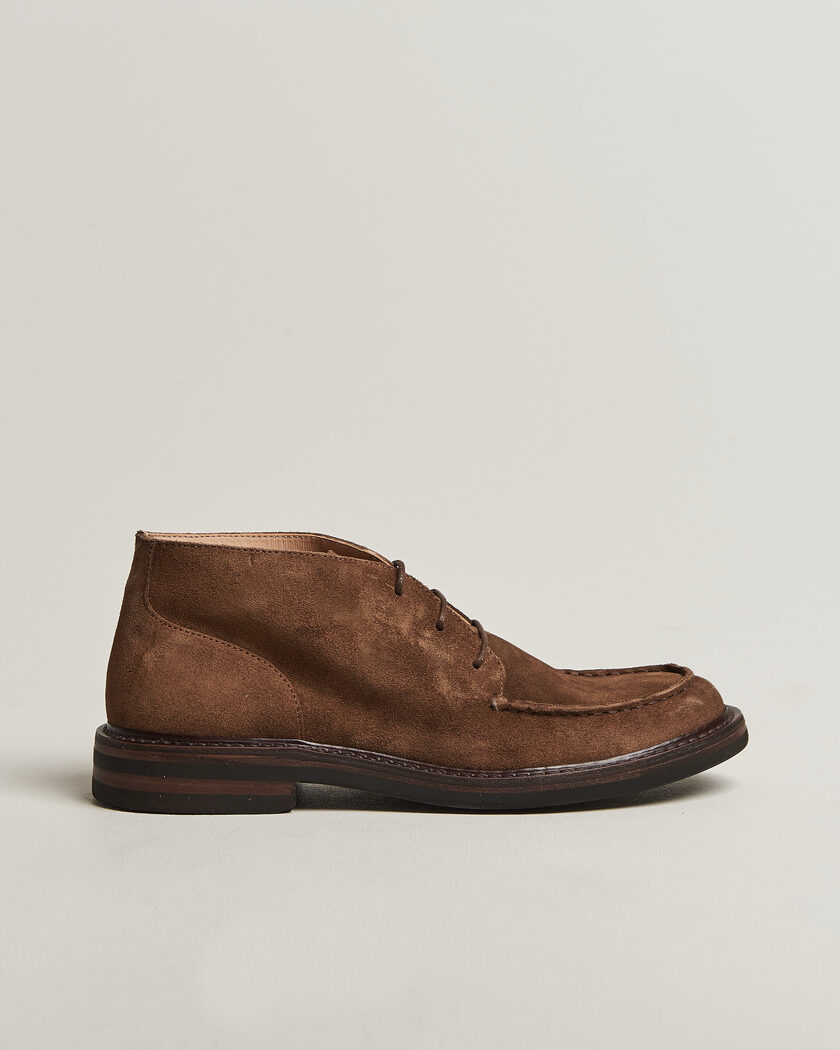 Astorflex Deukeflex Dainite Chukka Boot Dark Khaki Suede – Marron