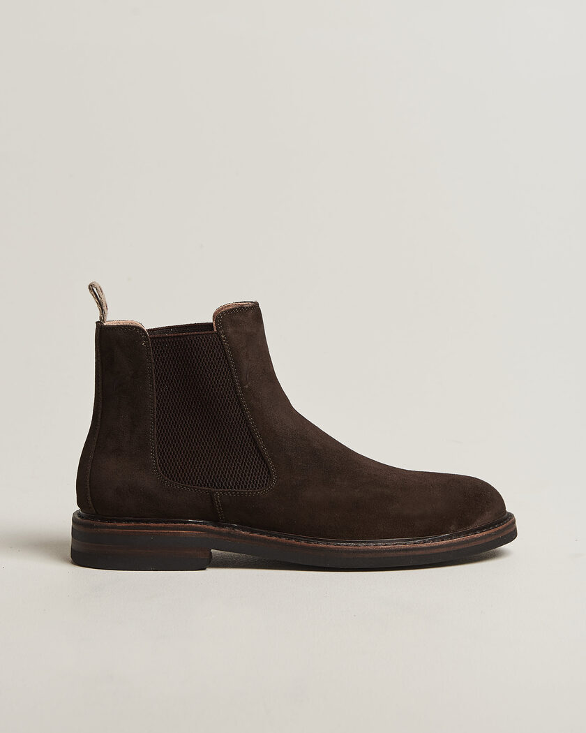Astorflex Kudoflex Dainite Chelsea Boot Dark Brown Suede – Marron