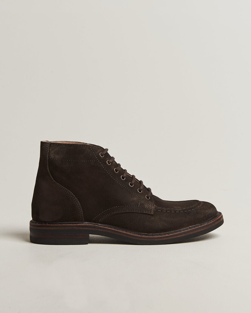 Astorflex Nuvoflex Dainite Lace Up Boot Dark Brown Suede – Marron