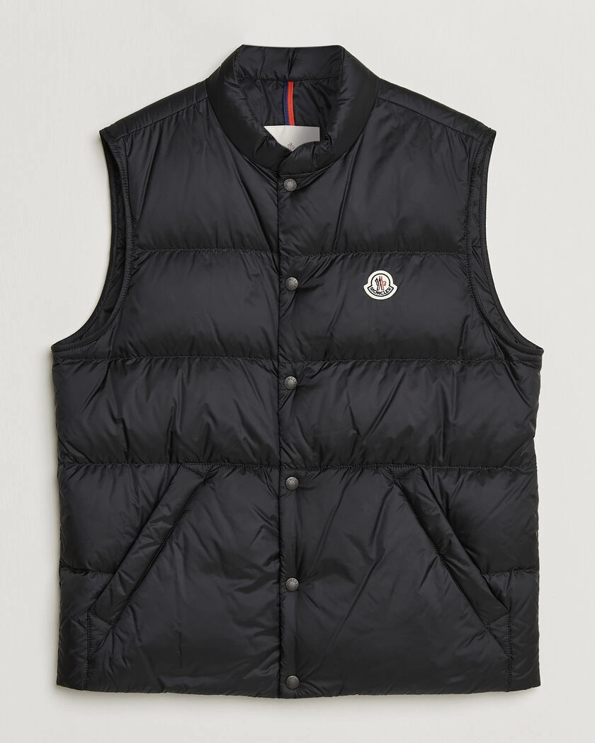  Moncler Tuquerouye Down Vest Black – Noir