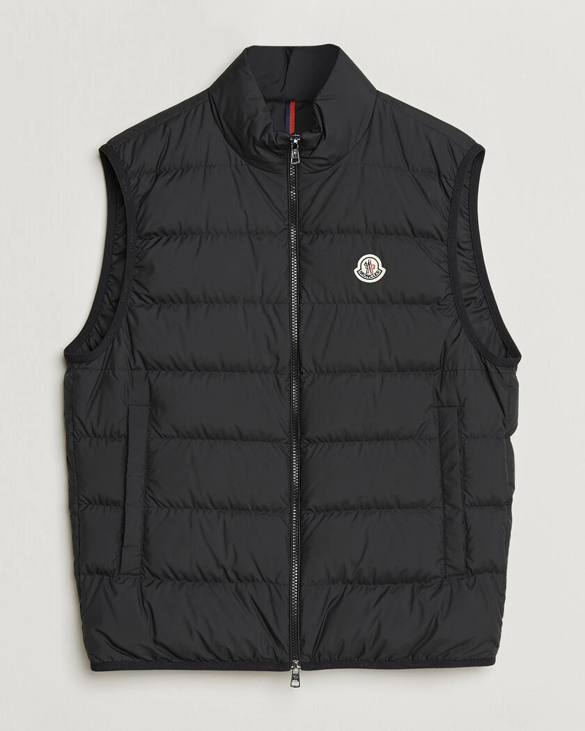 Moncler Contrin Down Vest Black – Noir